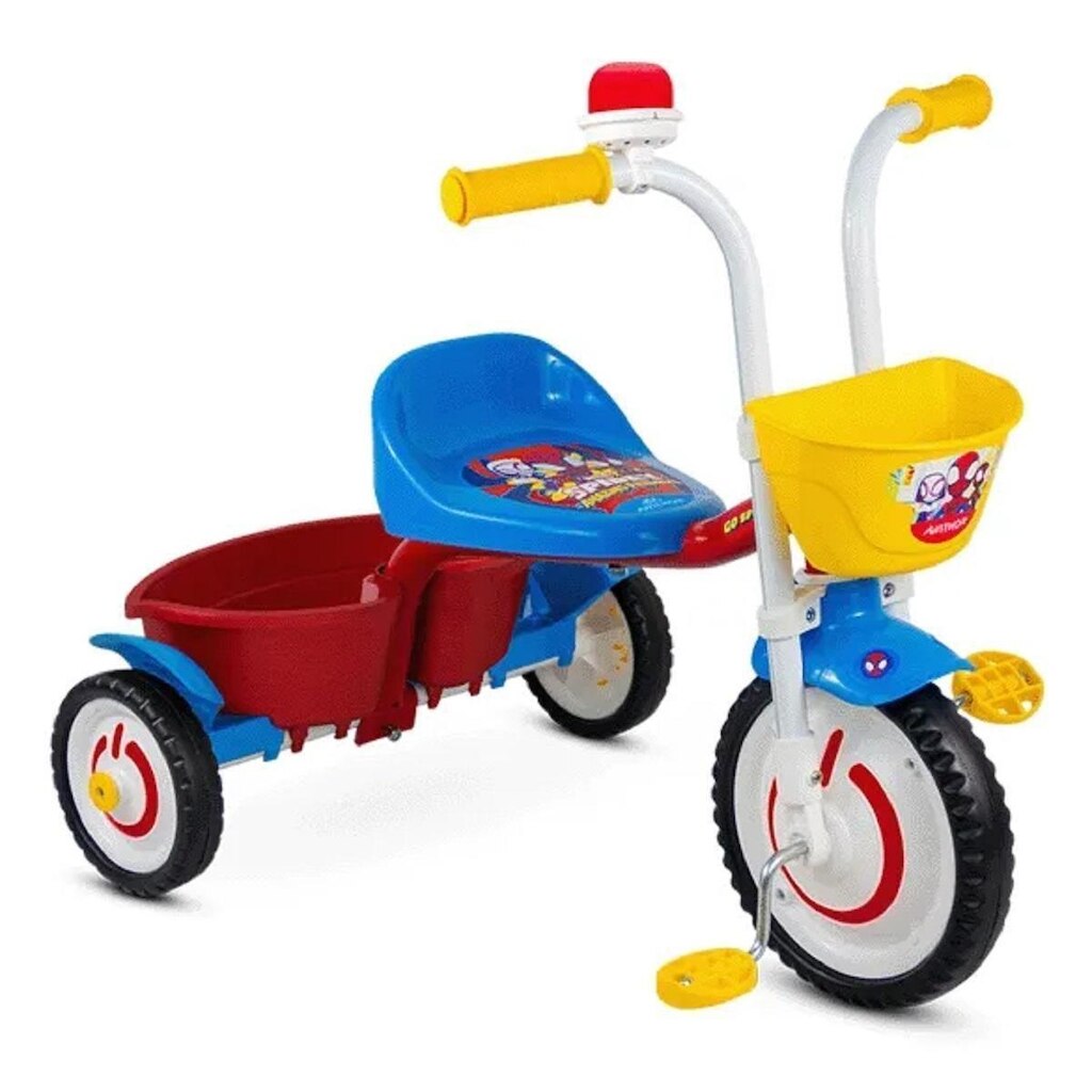 Triciclo Infantíl Nathor Spider Man A partir de 18 Meses