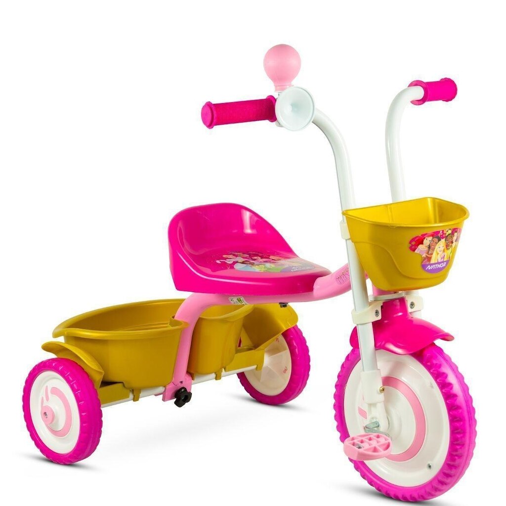 Triciclo Motoca Infantil Feminino Princesas Nathor