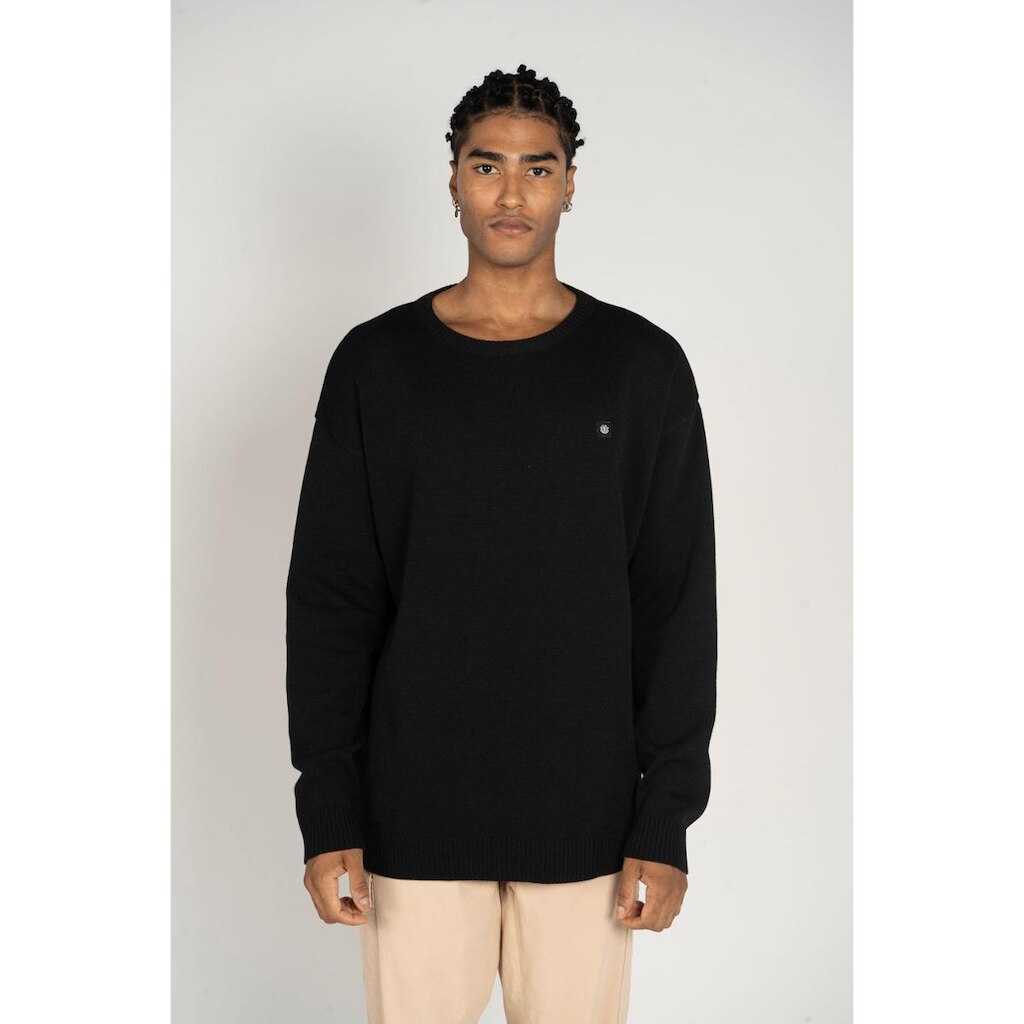 Tricot Element Classic Preto-Preto-GG