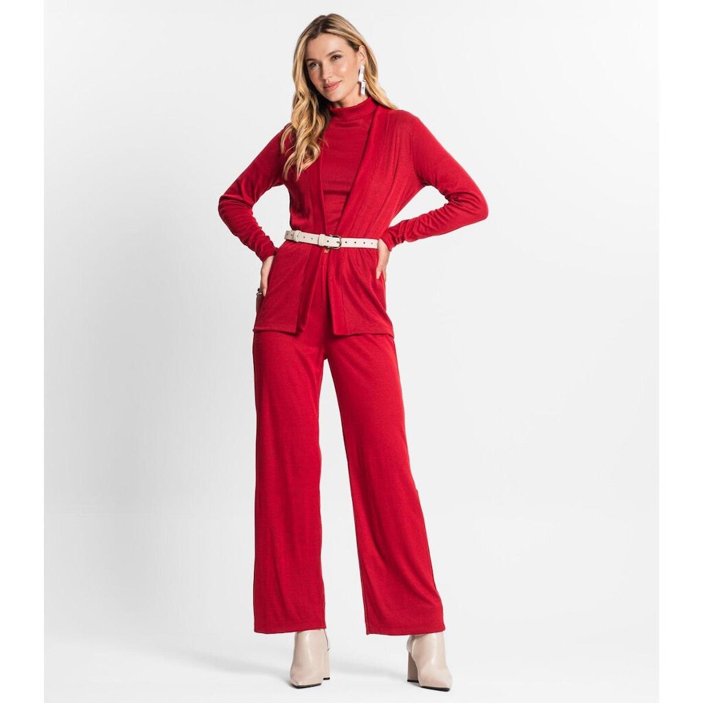 Trijunto Feminino Em Ribana Duo Endless Vermelho