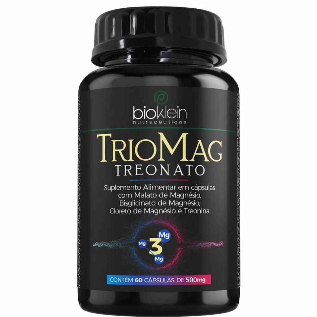 TrioMag Treonato - 60 Cápsulas - Bioklein