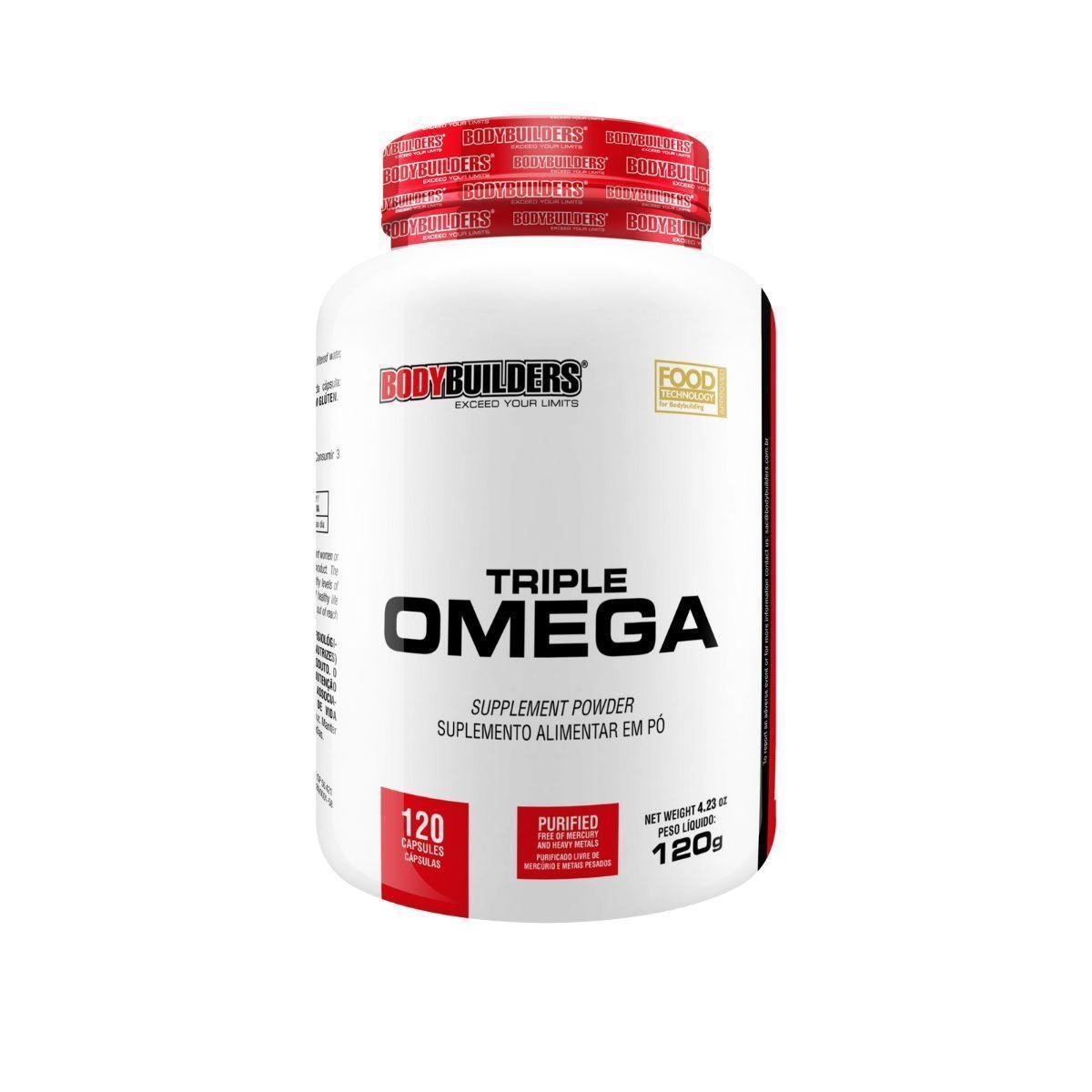TRIPLE ÔMEGA BODYBUILDERS 120 CAPS em Promoção no Oferta Esperta
