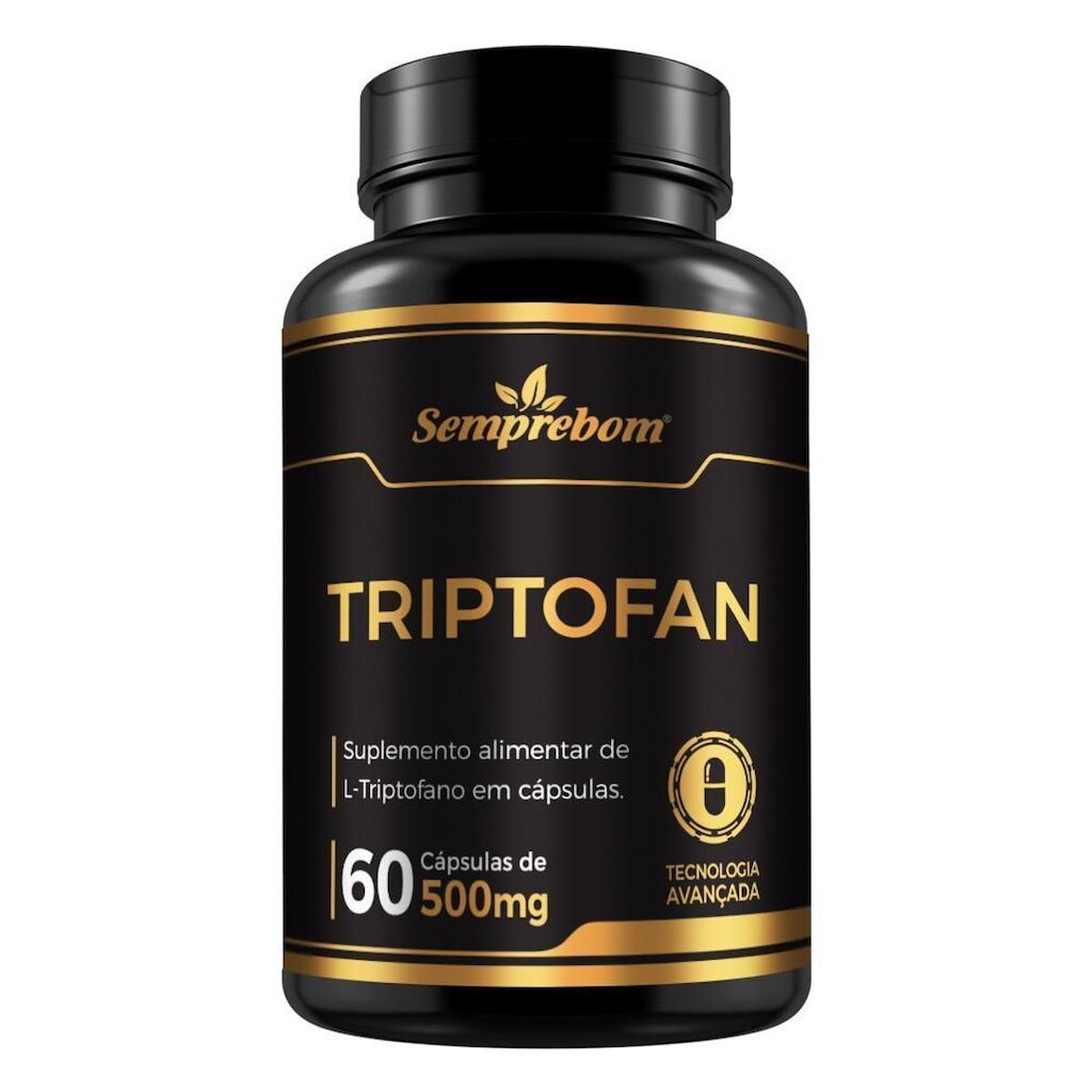 Triptofan 500 Mg Semprebom 60 Capsulas