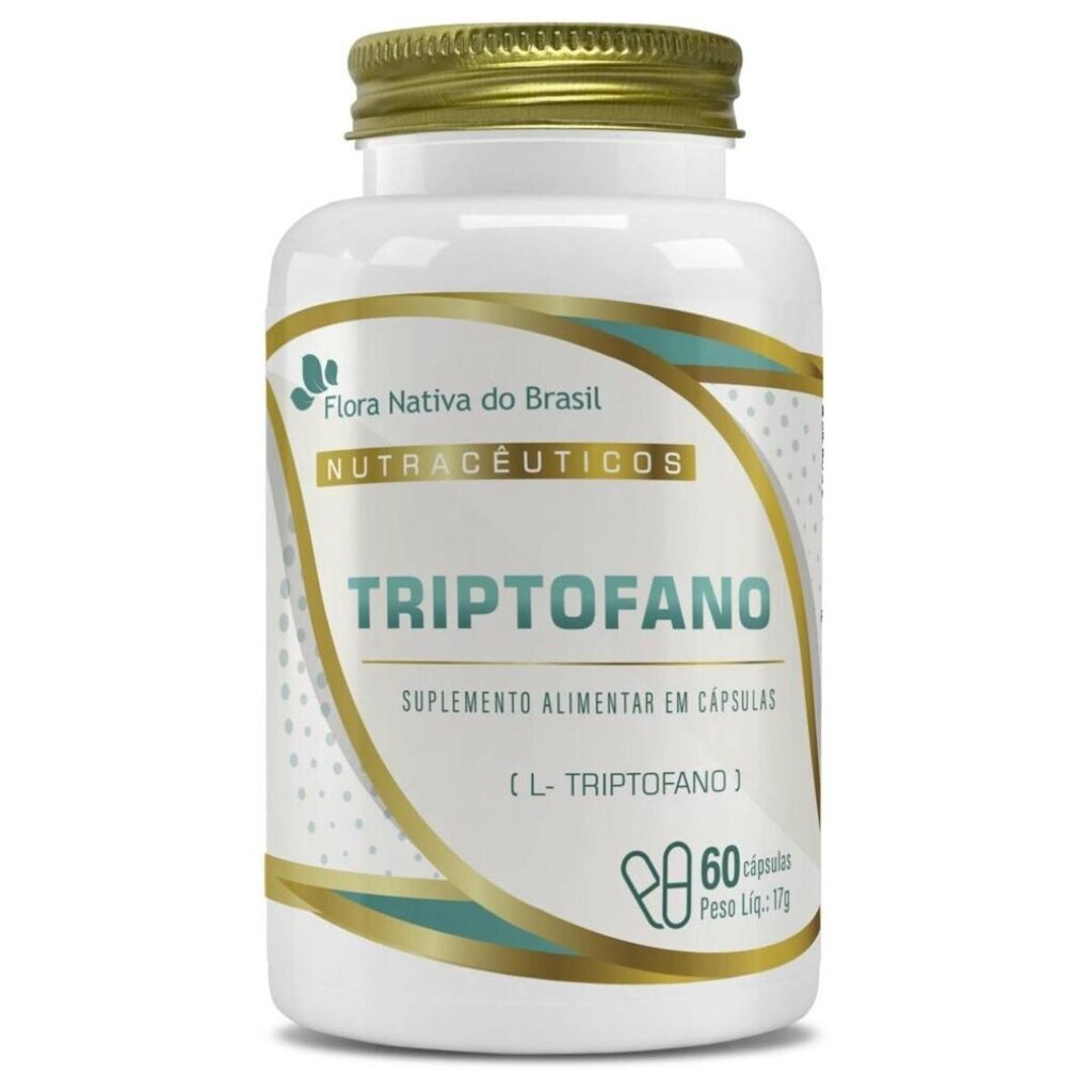 Triptofano (L-Triptofano) 60 Cápsulas 860mg Flora Nativa