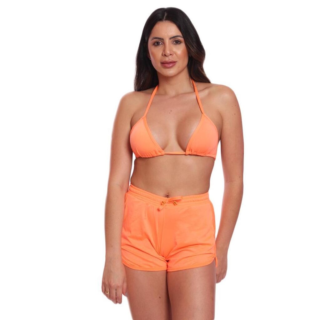 Triquini Conjunto Asa Delta + Short Verão Praia