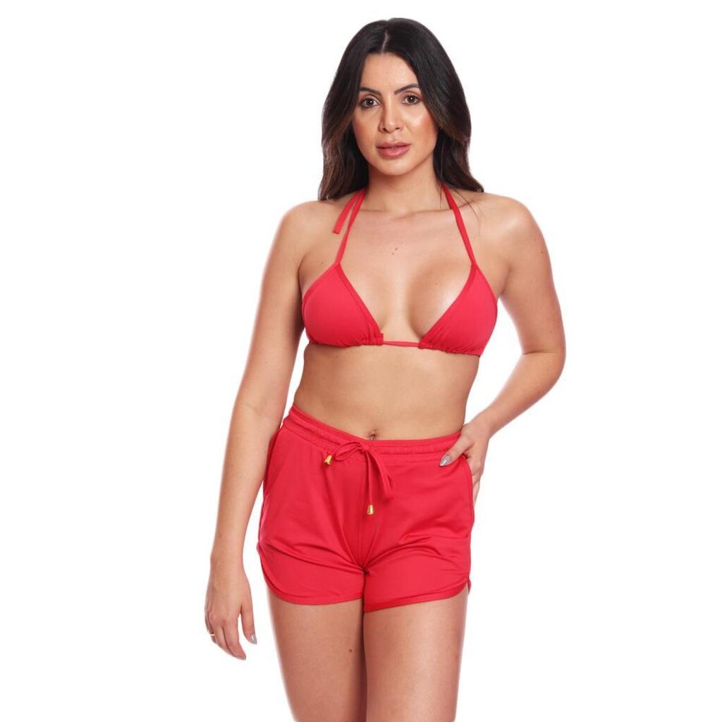 Triquini Conjunto Bilunga + Short Verão Praia