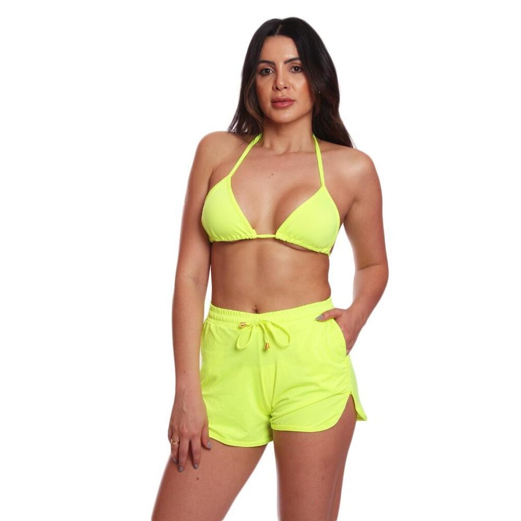 Triquini Conjunto Bilunga + Short Verão Praia