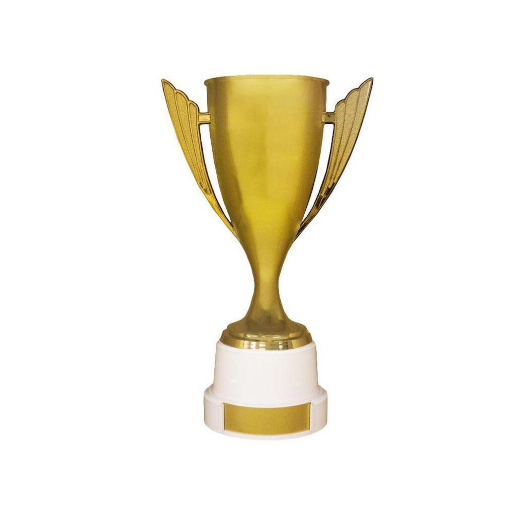 TROFÉU PIAZZA TAÇA 716/2 - 25 CM - DOURADO/BCO UN