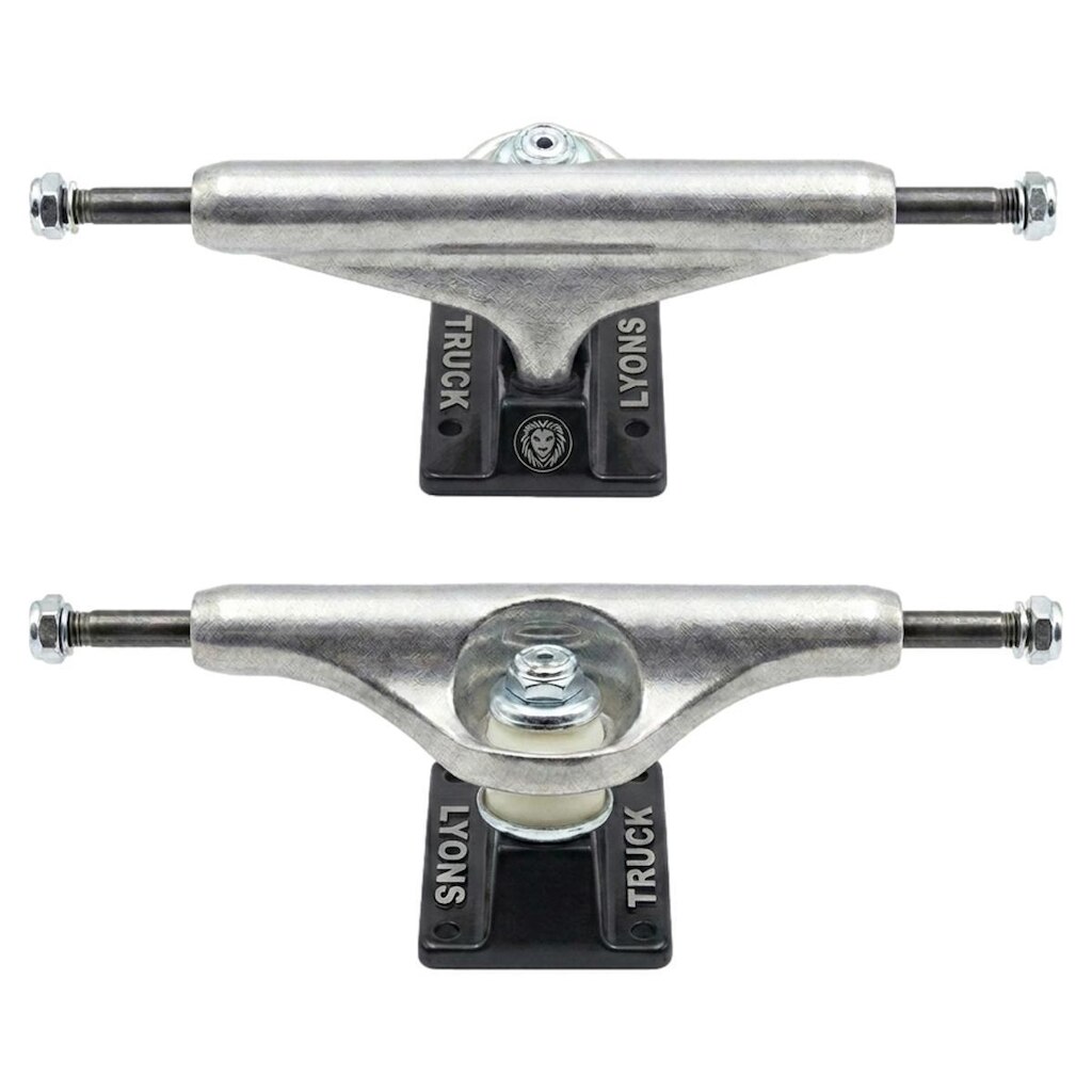 Truck Para Skate Lyons Profissional 149mm Prata Resistente