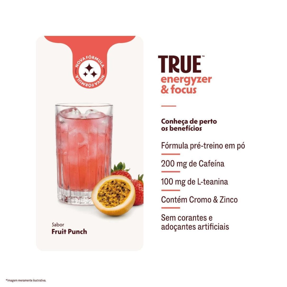 True Energyzer & Focus Fruit Pounch 300G - undefined | Netshoes