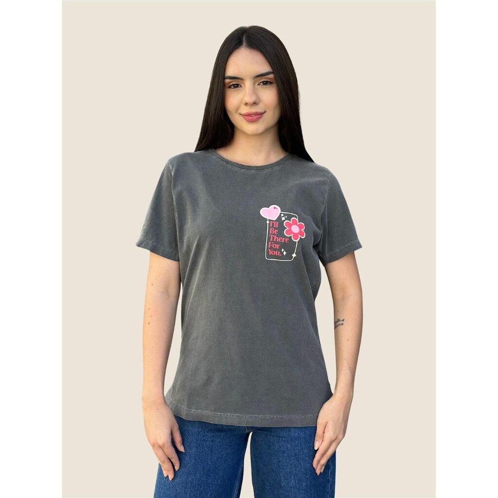Tshirt Estonada Estampa Be There For You Usemais