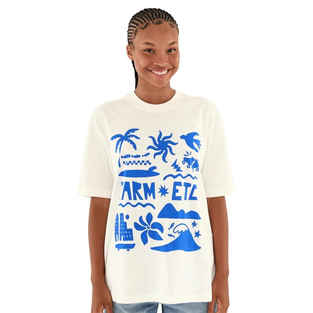 Tshirt Farm Rio Ipanema Eterno Off White