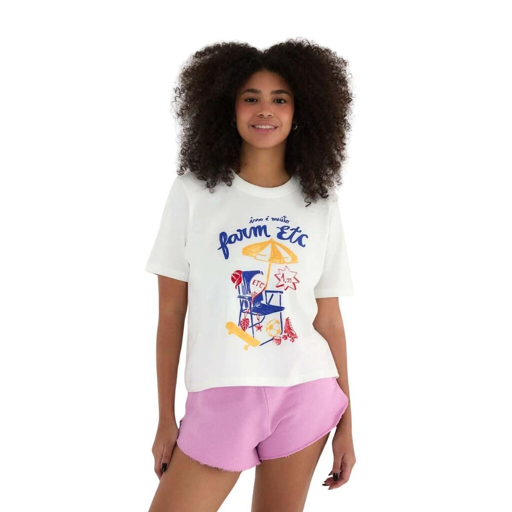 Tshirt Farm Rio Prainha Silk Cacarecos