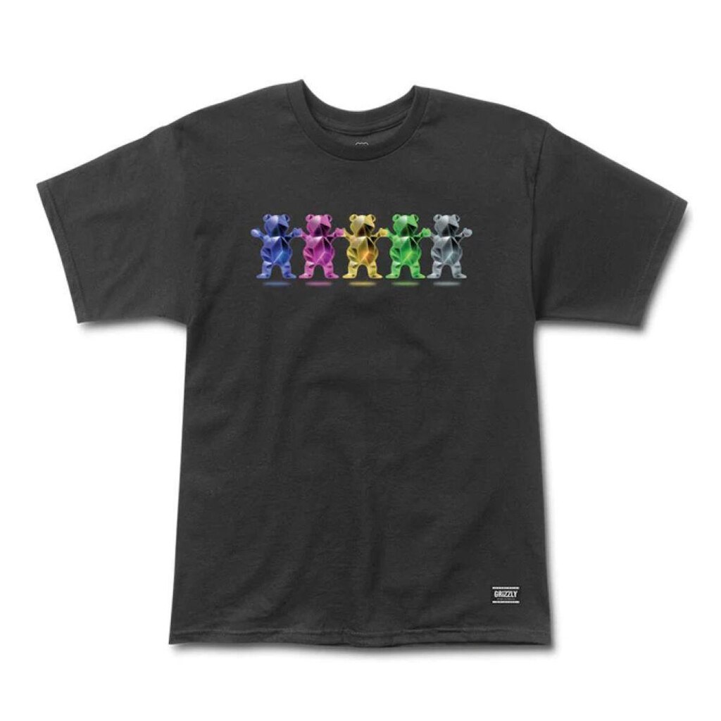 TShirt Gemstone Tee Black Grizzly - P - Preto