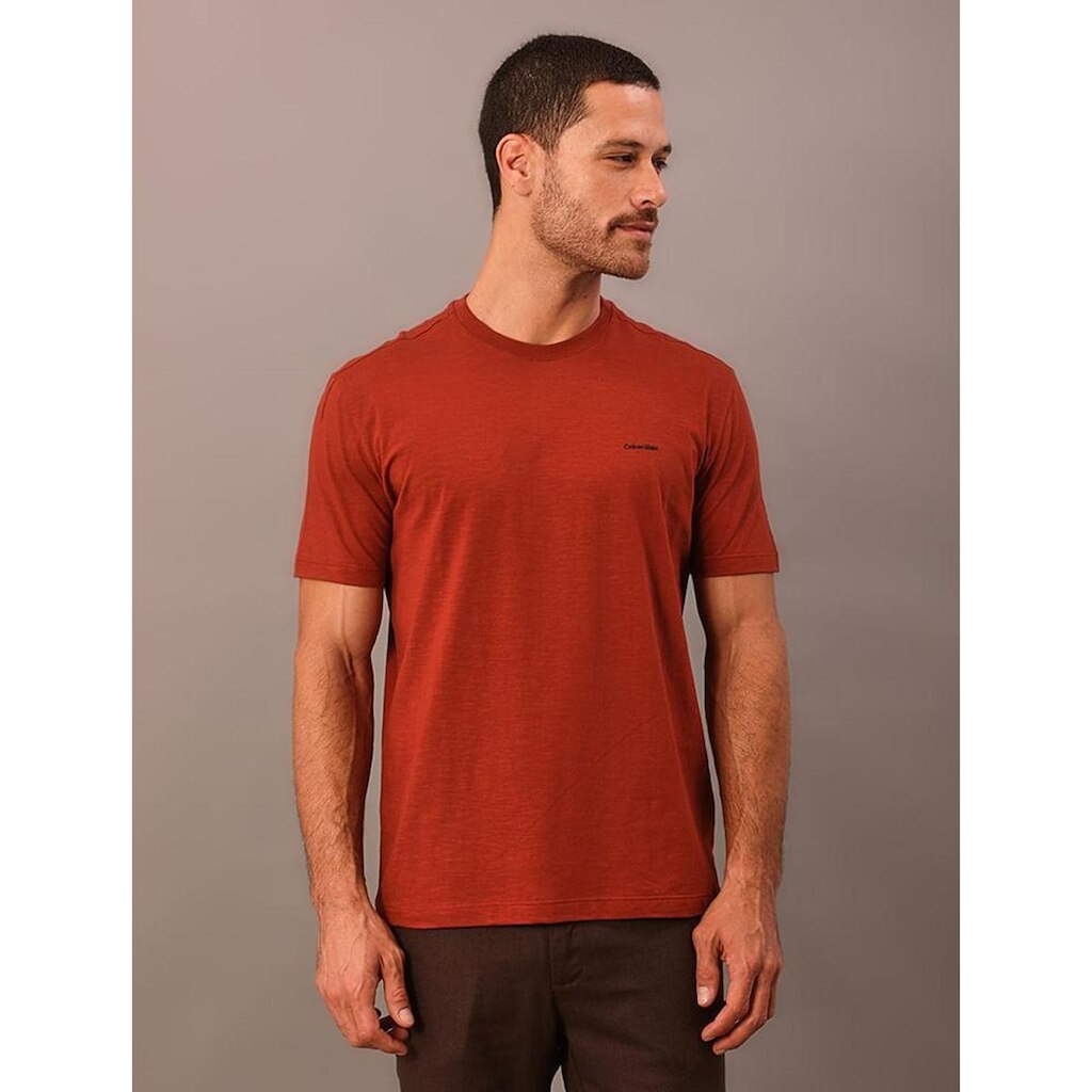 TShirt Manga Curta Flame Ferrugem