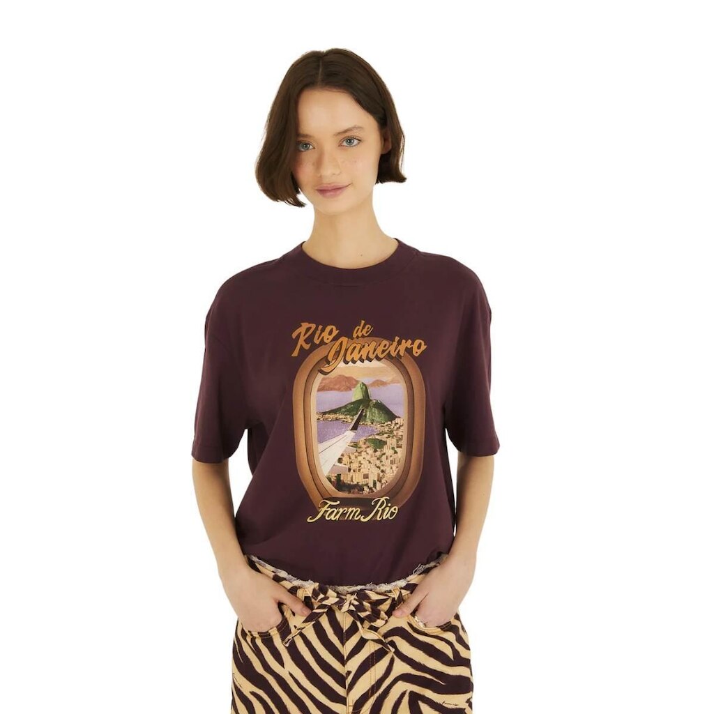 Tshirt Média Farm Rio Bem Vinda ao Rio