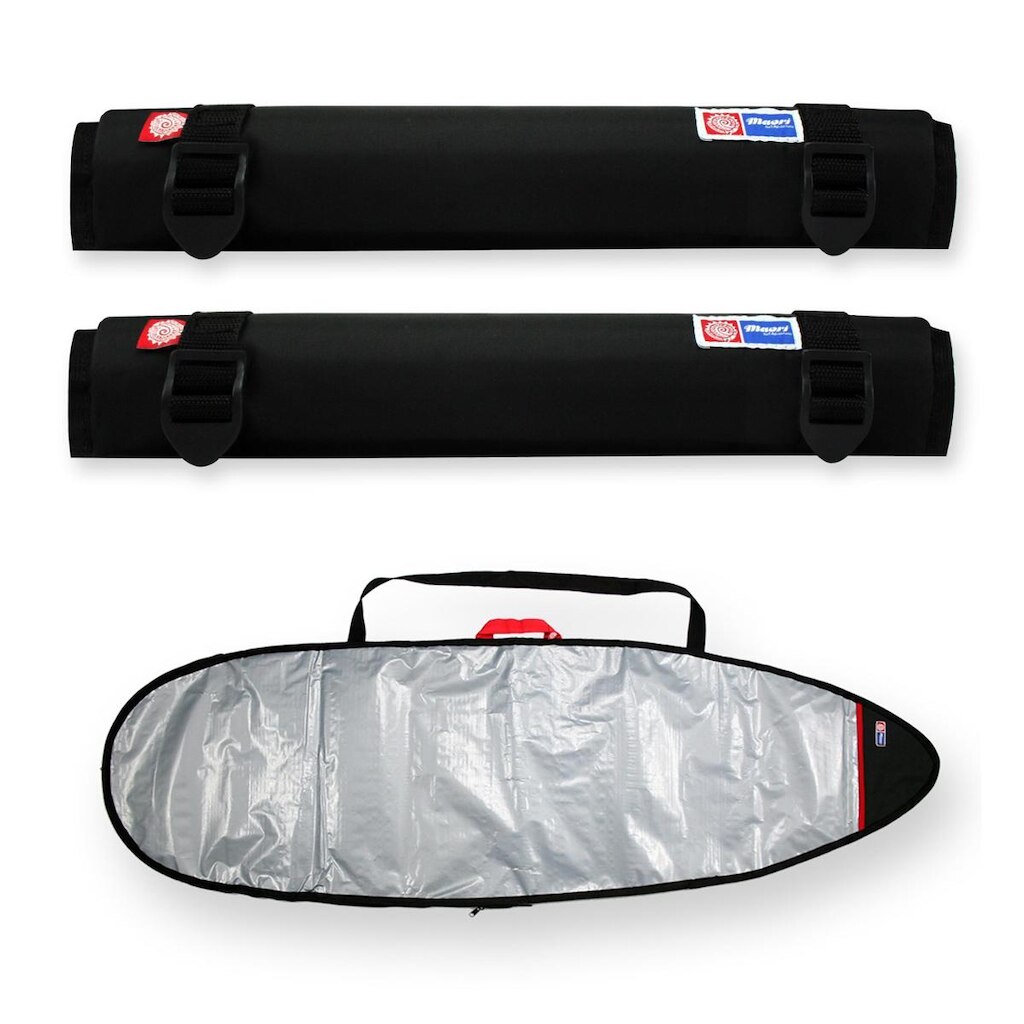 Tubo Espuma Rack 40cm + Capa Prancha Surf Refletiva 5'8-5'11 - Maori Extreme