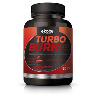 Turbo Burn Ekobé Suplemento Energético Cafeína 60 Cápsulas