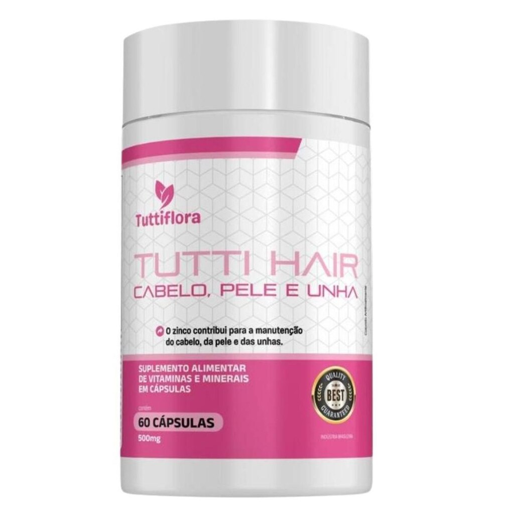 Tutti Hair, Cabelos e Unhas 60 Cápsulas Tuttiflora