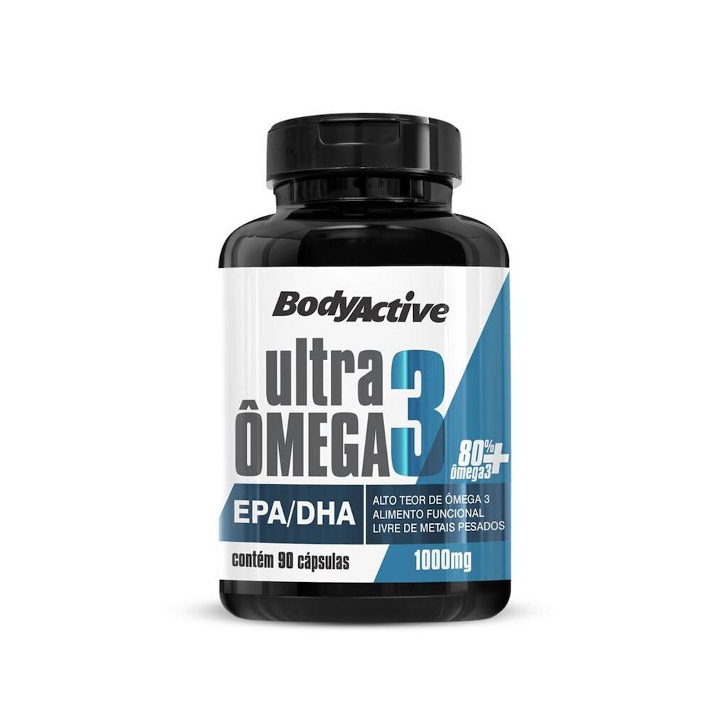 Ultra-Ômega 3 1000 MG 90 Cápsulas Bodyactive
