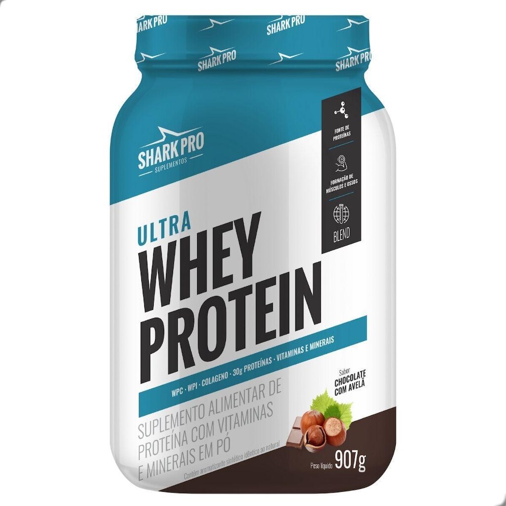 Ultra Whey Protein Pote 900g Shark Pro