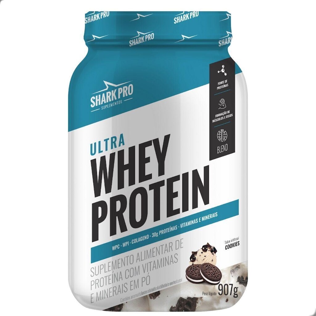 Ultra Whey Protein Pote 900g Shark Pro