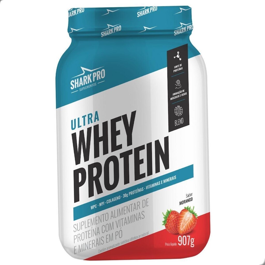 Ultra Whey Protein Pote 900g Shark Pro