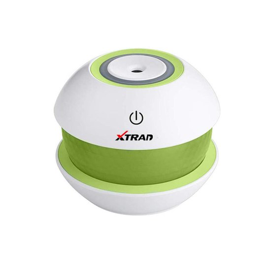 Umidificador De Ambiente Xtrad Portátil Led Diamante USB - Verde