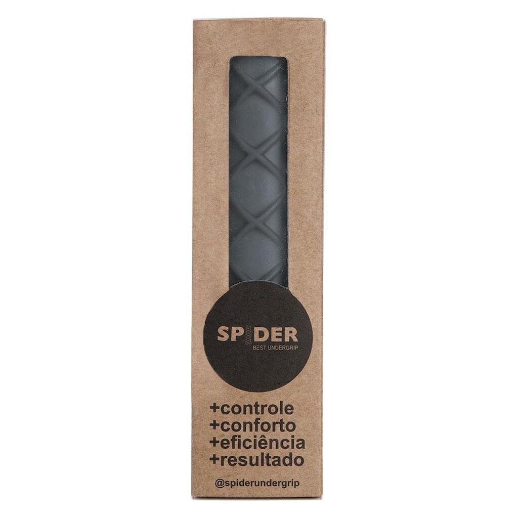 Undergrip Spider Normal com Copinho - Para Raquetes Beach Tennis e Padel Cinza