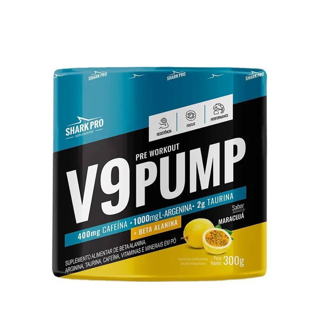 V9-PUMP PRÉ TREINO 300G - SHARK PRO