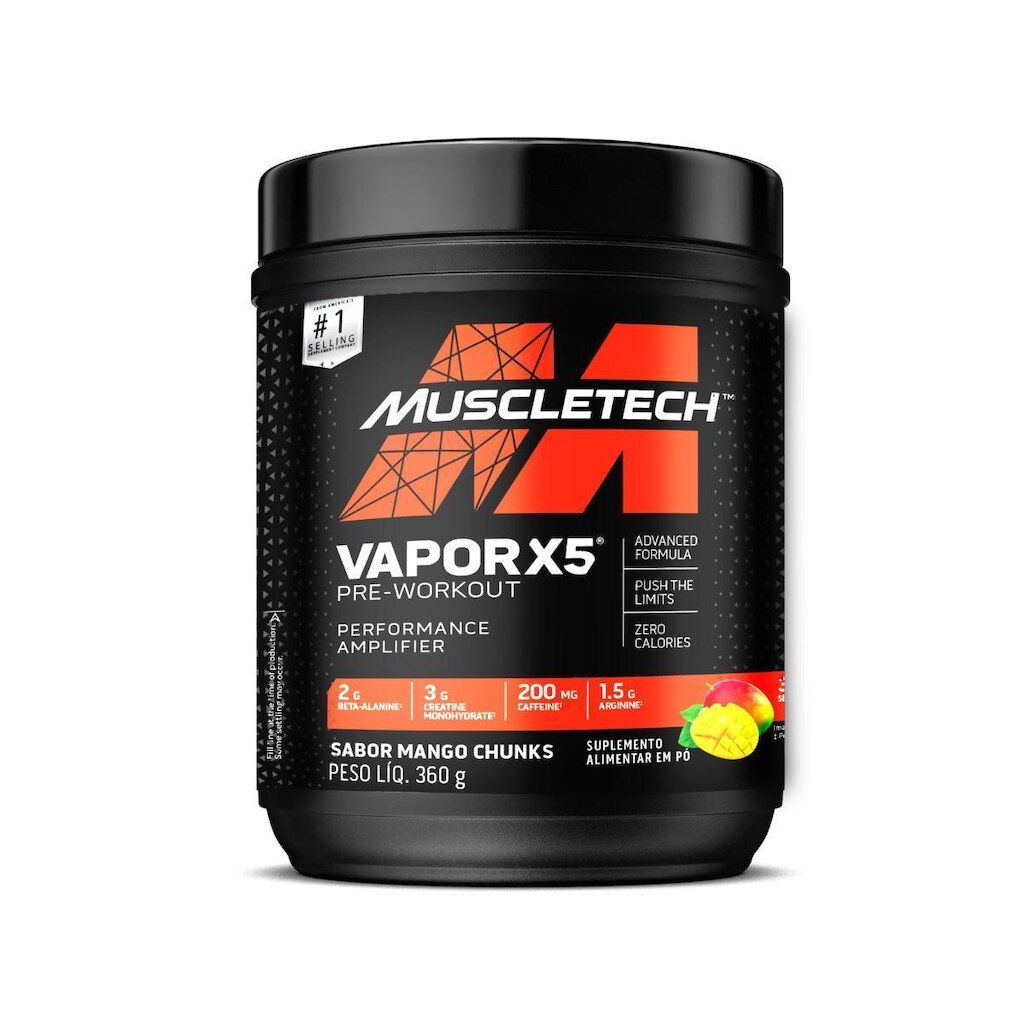 Vapor X5 Pré treino Muscle Tech Original com selo