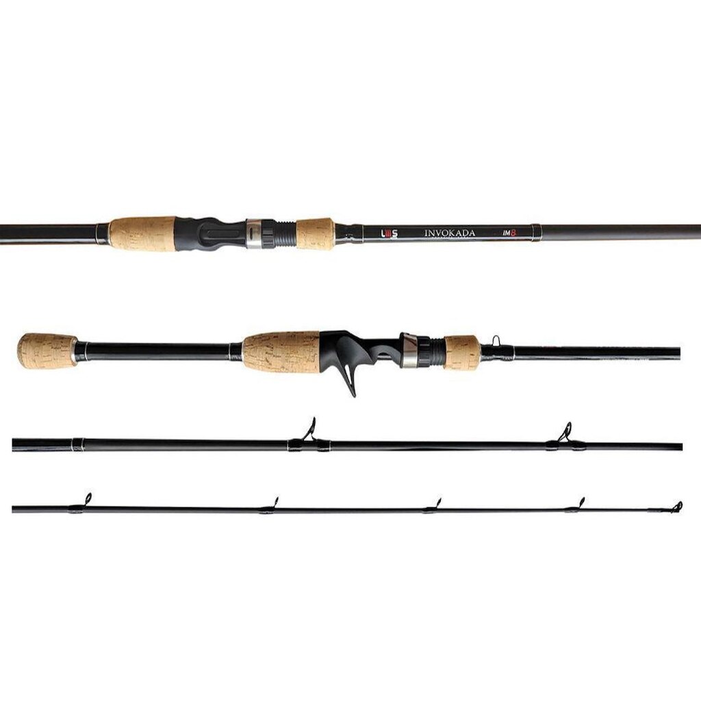 Vara para Carretilha Invokada Cast 1,83mts 4-10lbs 1 Parte - Lumis