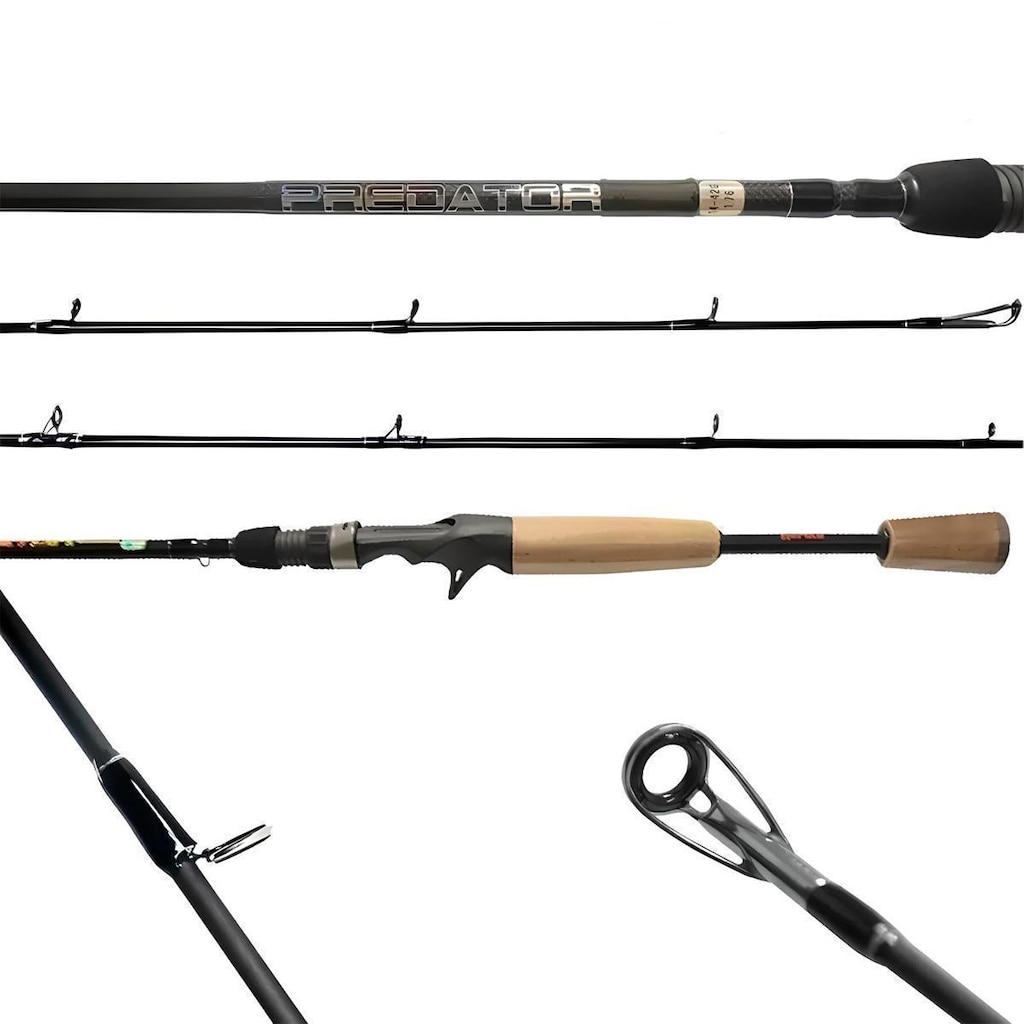 Vara para Carretilha Predator 5'8 1,74mts 17-35lbs 1 Parte - Rapala