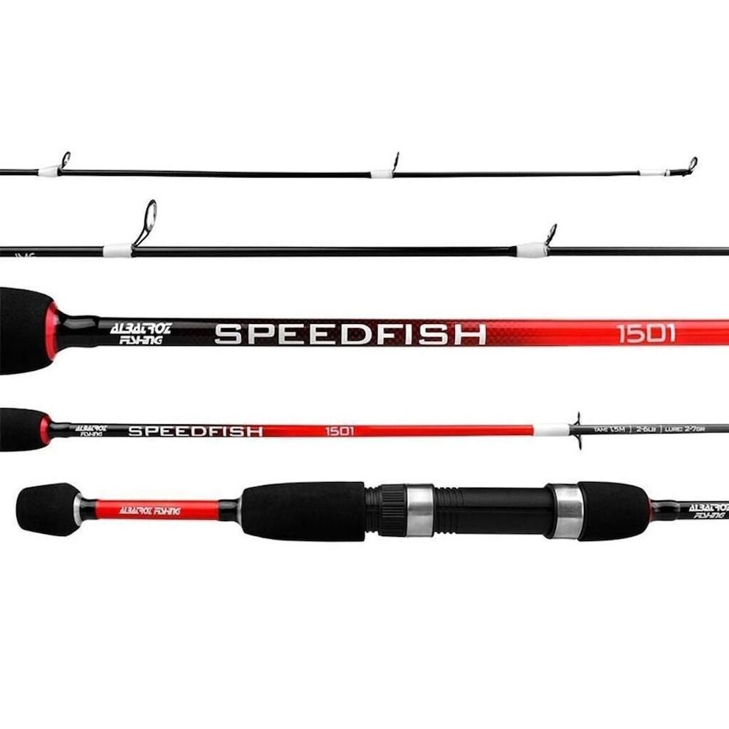 Vara para Molinete Speed Fish 1501 5'0 1,50mts 2-6lbs 1 Parte - Albatroz