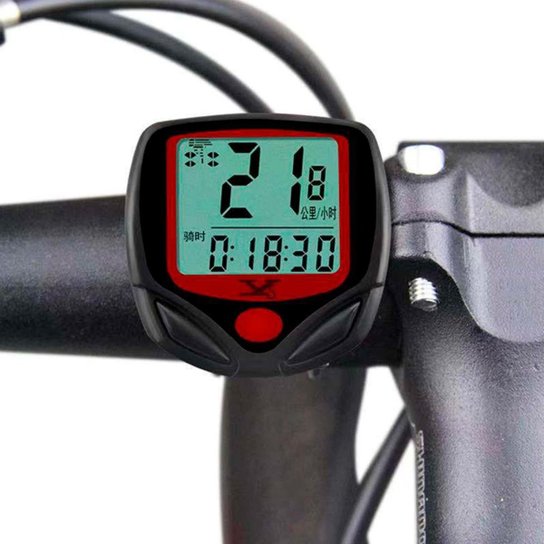 Velocímetro Bicicleta Com 15 Funções Bike Ciclocomputador Á Prova D' Água - Preto Menor preço em Velocímetro Bicicleta Com 15 Funções Bike Ciclocomputador Á Prova D' Água - Preto