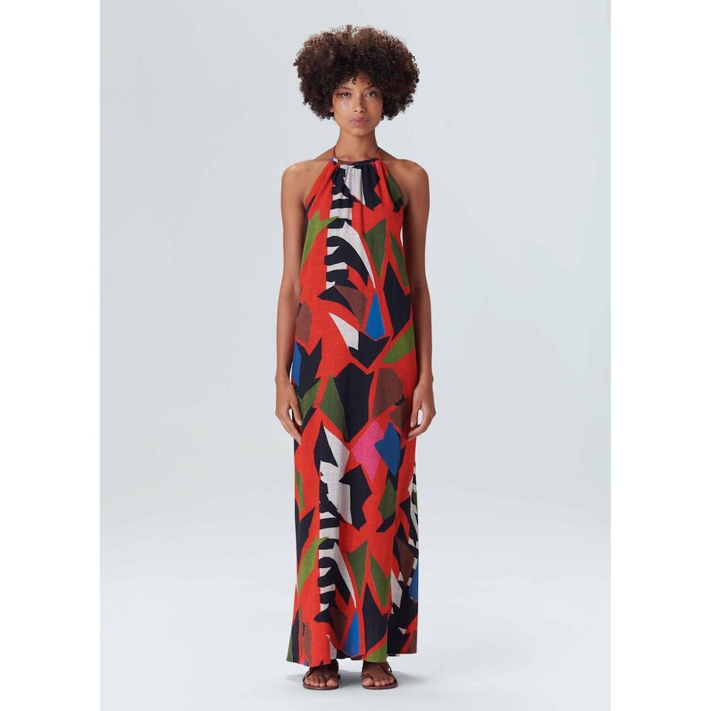 Vestido abacaxi longo