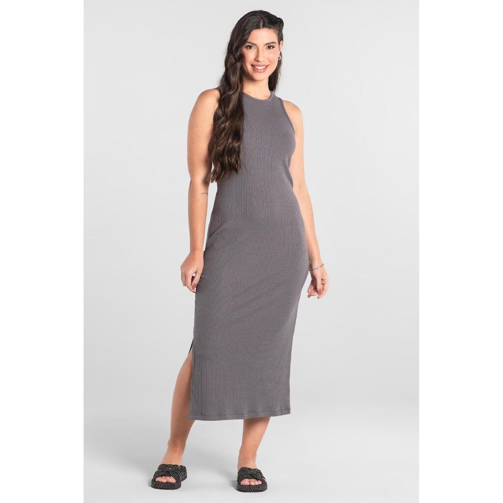 Vestido Adulto em Ribana Canelada Just Basic