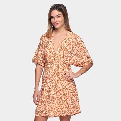 Vestido Al is Love Curto Oncinha - Feminino