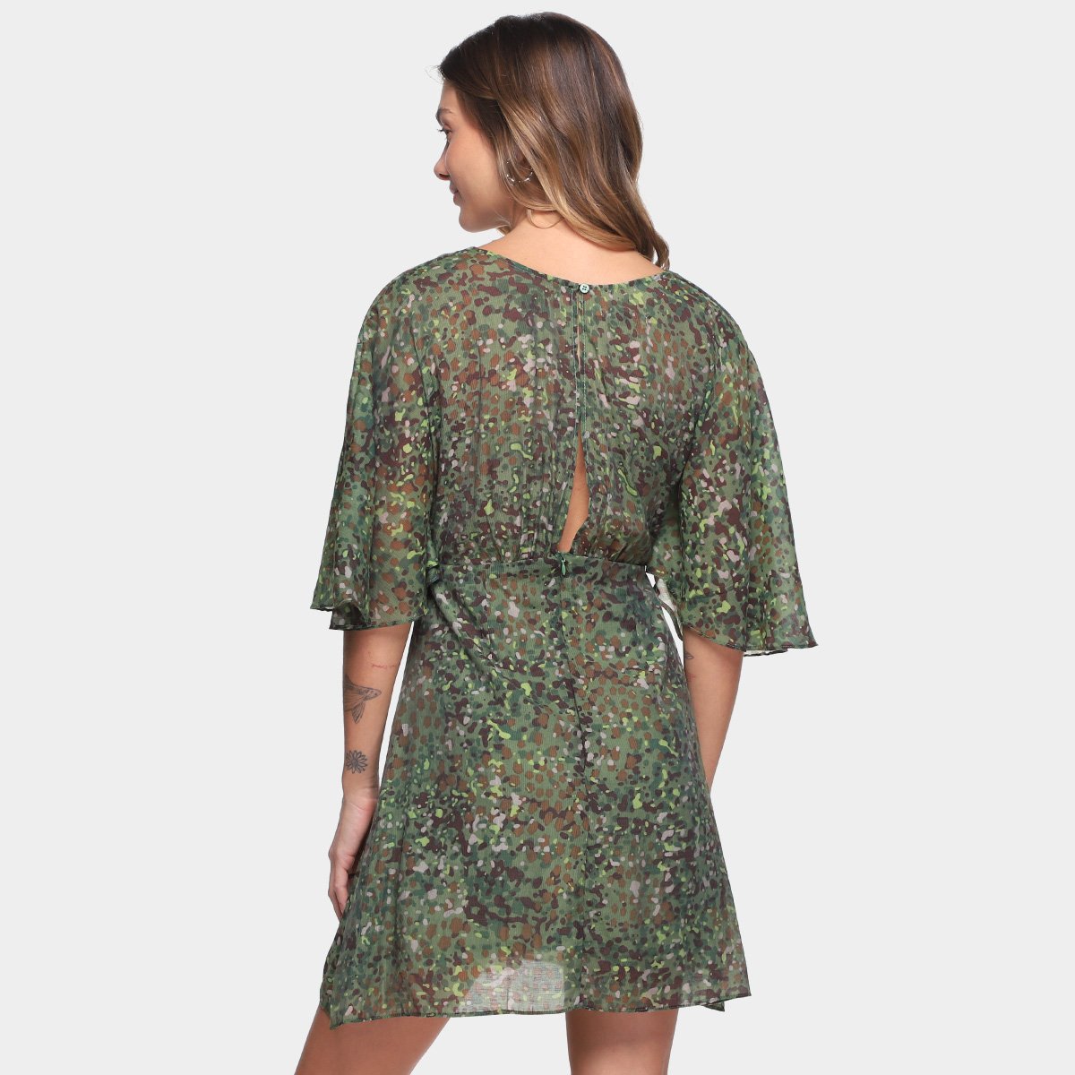Vestido All Is Love Curto Mistic Green - 1