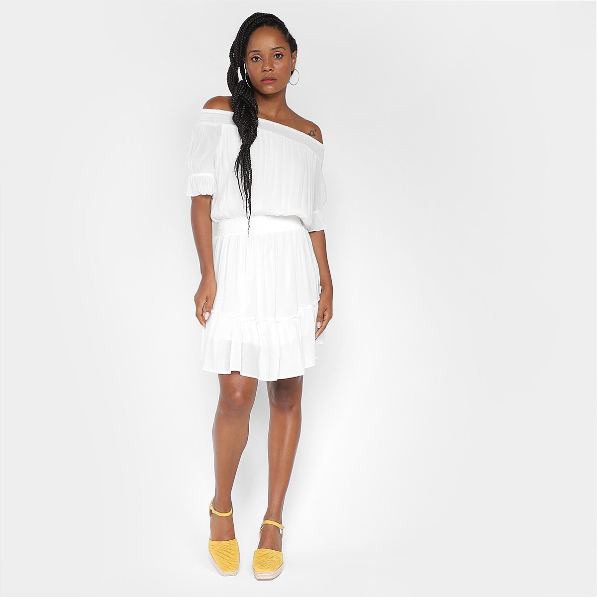 Vestido All Is Love Wish Ombro a Ombro Viscocrepe - 3