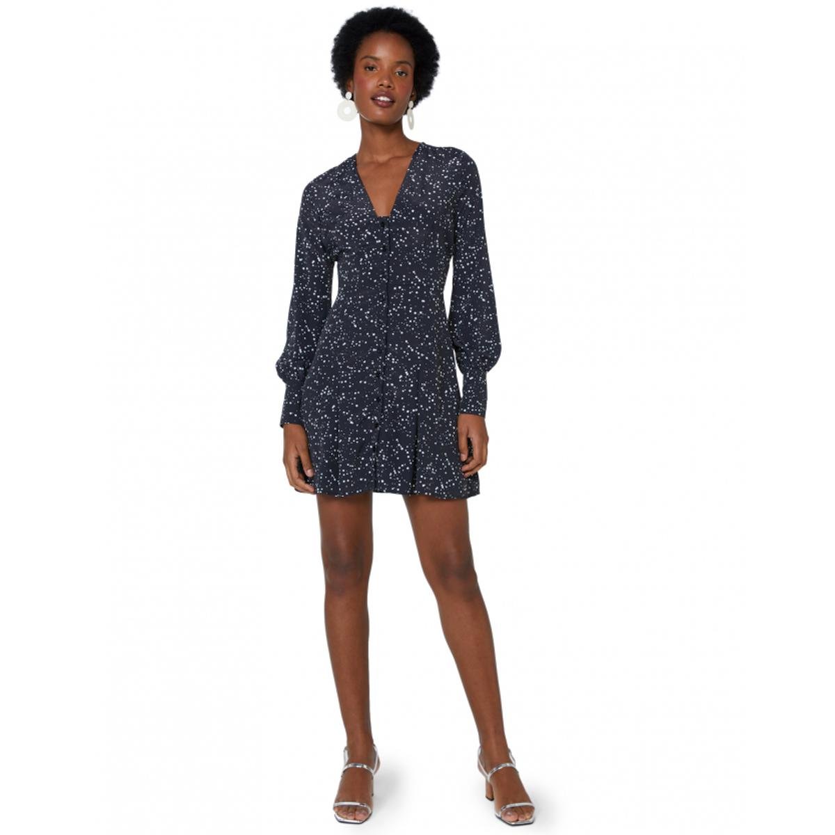 amaro vestido manga longa