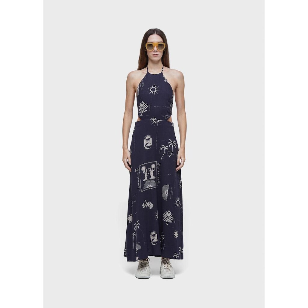 Vestido amarracão longo 1989 OSKLEN