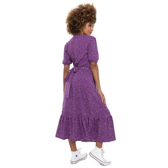 Vestido Aura Faixa Babado