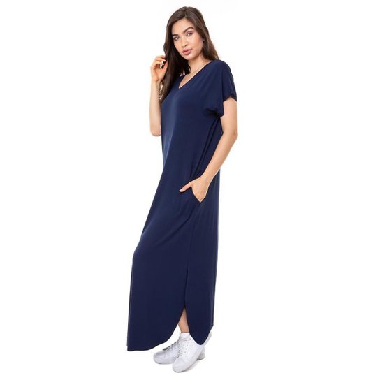 Vestido Aura Longo Bolsos