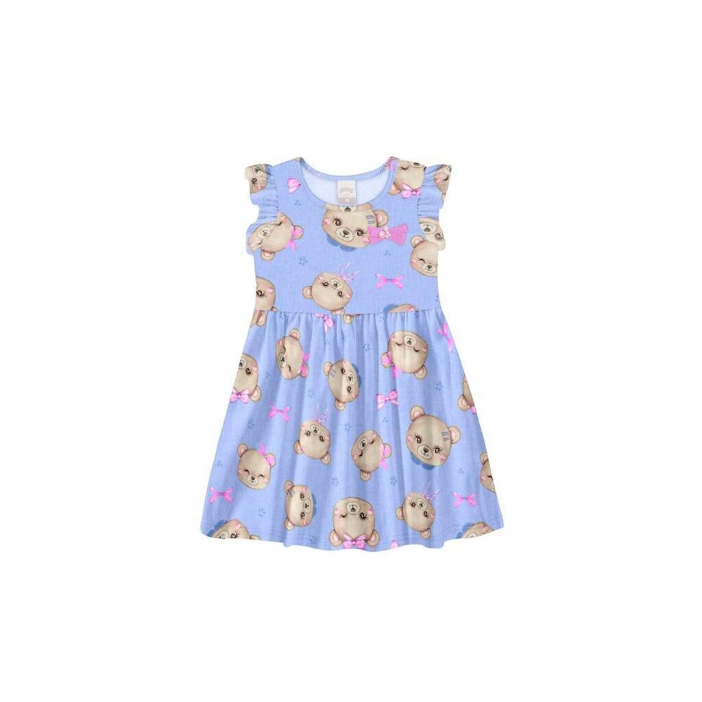 Vestido Bebê Infantil Manga Curta Alakazoo Ref. 46600