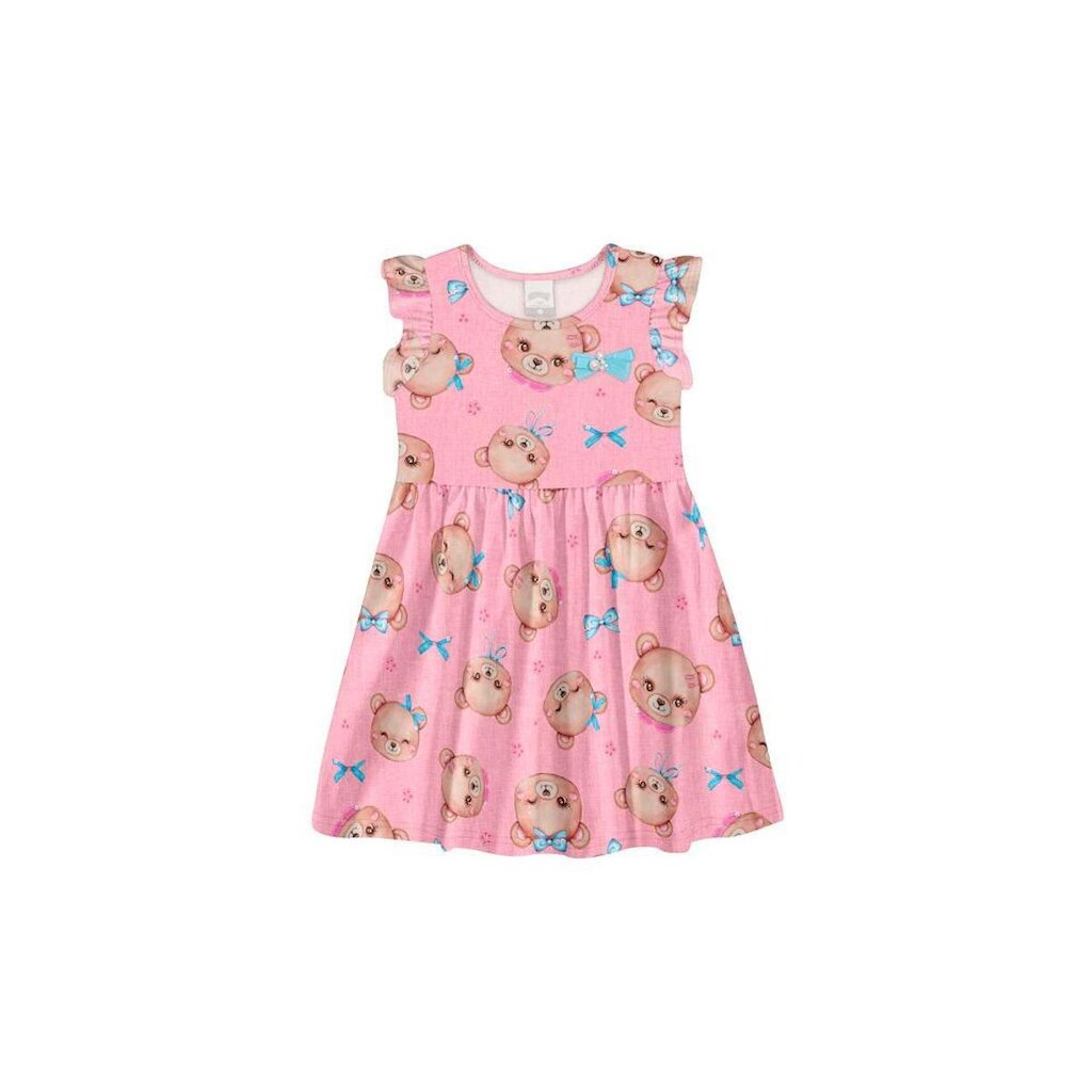 Vestido Bebê Infantil Manga Curta Alakazoo Ref. 46600