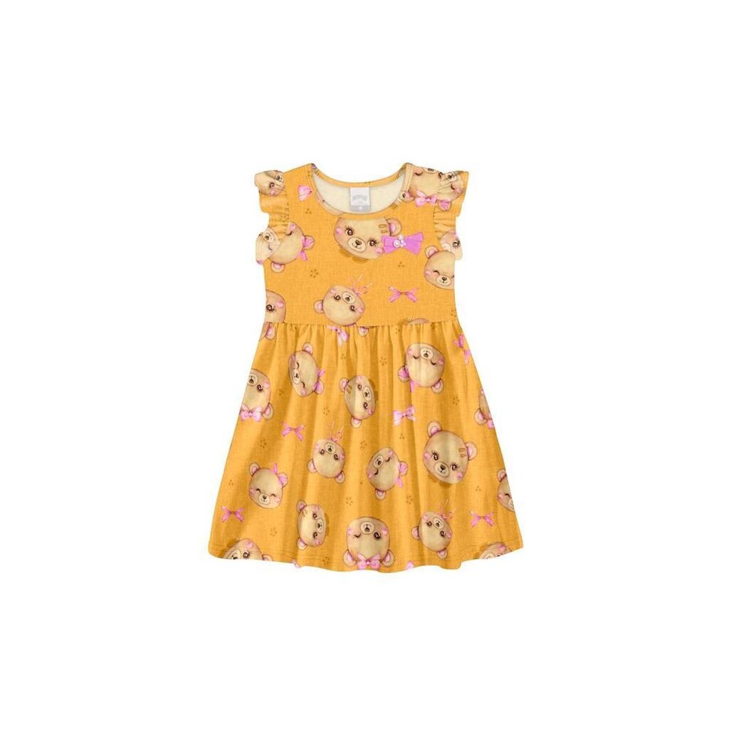 Vestido Bebê Infantil Manga Curta Alakazoo Ref. 46600