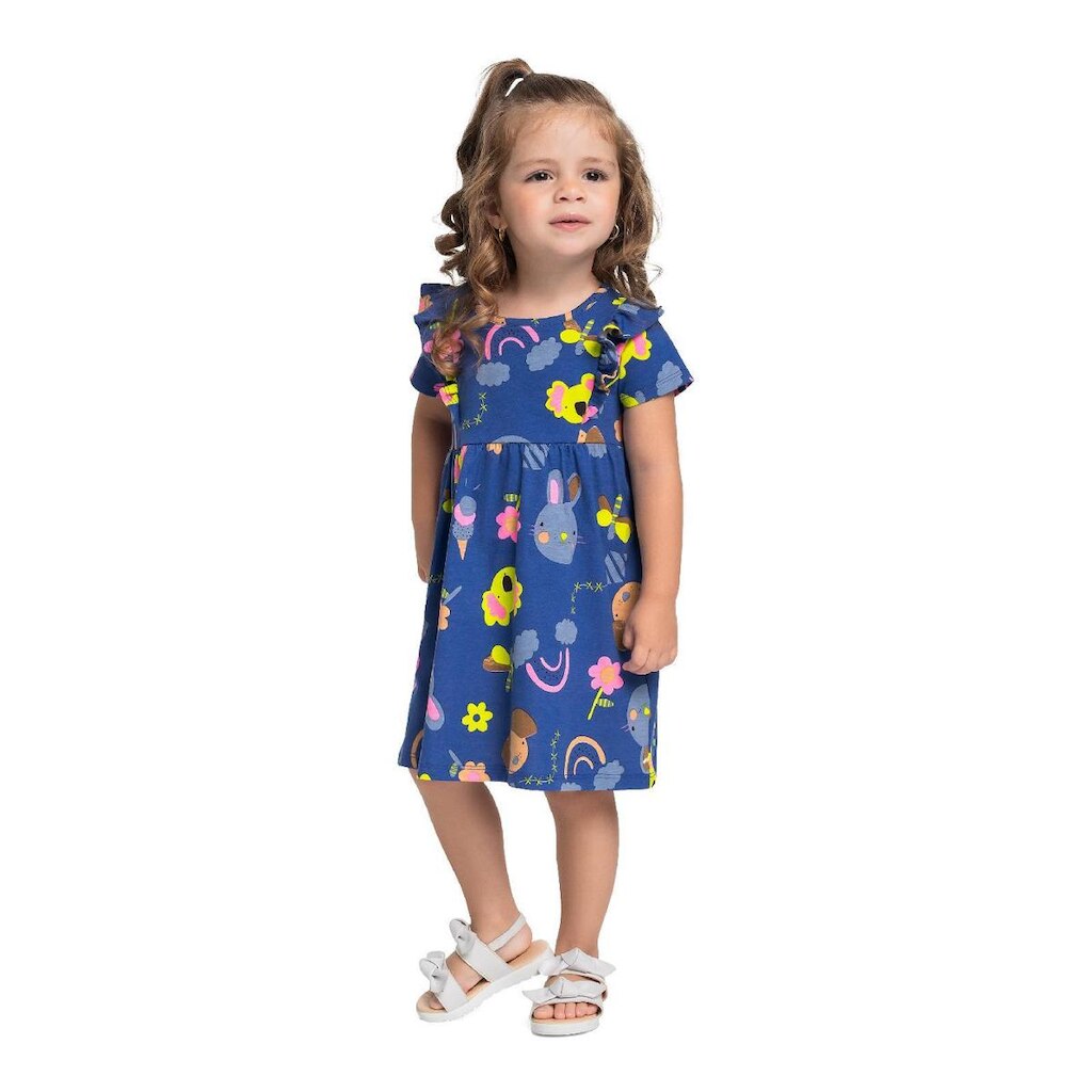 Vestido Bichinhos Infantil Bee Loop