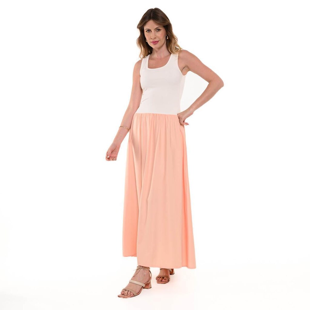 Vestido Bisô Duo Longo Feminino