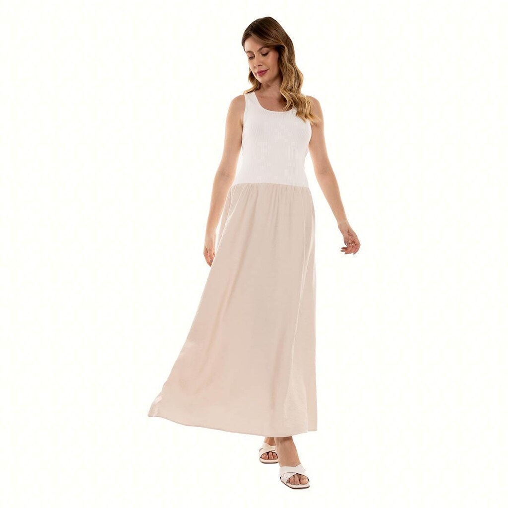 Vestido Bisô Duo Longo Feminino